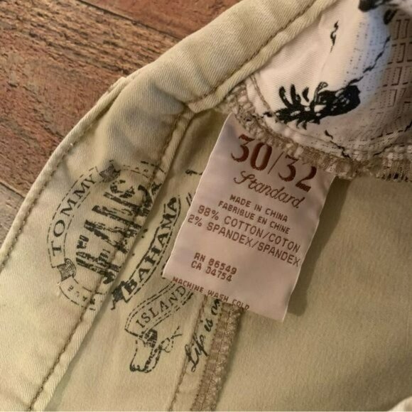 Tommy Bahama mens cream standard straight leg pant -30x32 - Picture 5 of 9